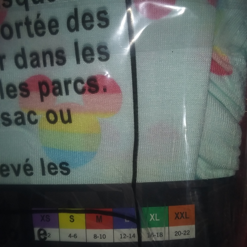 Disney pajama shorts set with pockets size large new - Picture 10 of 12